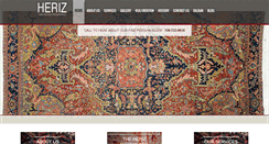 Desktop Screenshot of herizfineantiquepersianrugs.com